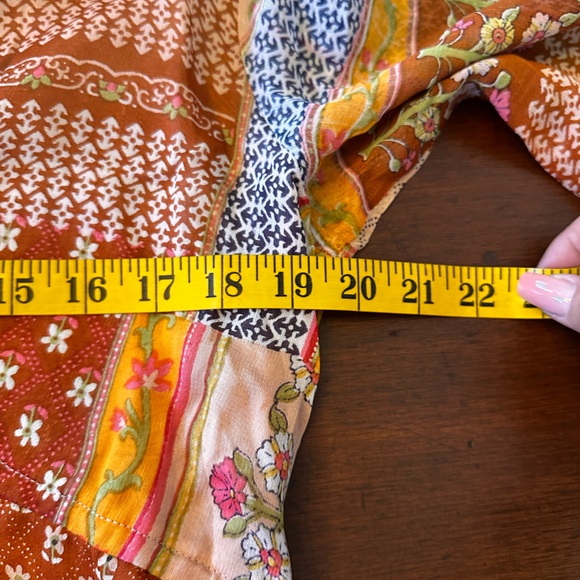 Raga NWT SZ Med Orange Pink V-Neck Sundress - Picture 8 of 13